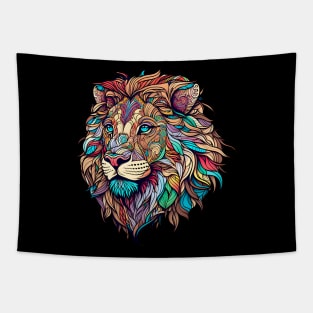 Lion Face Tapestry