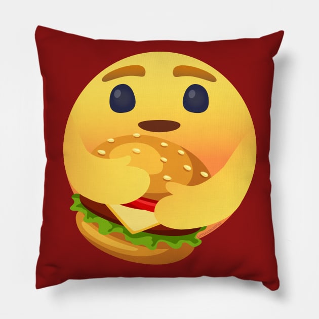 Burger Lover Pillow by littleSamantics