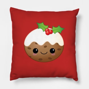 Cute Kawaii Christmas Pudding Pillow