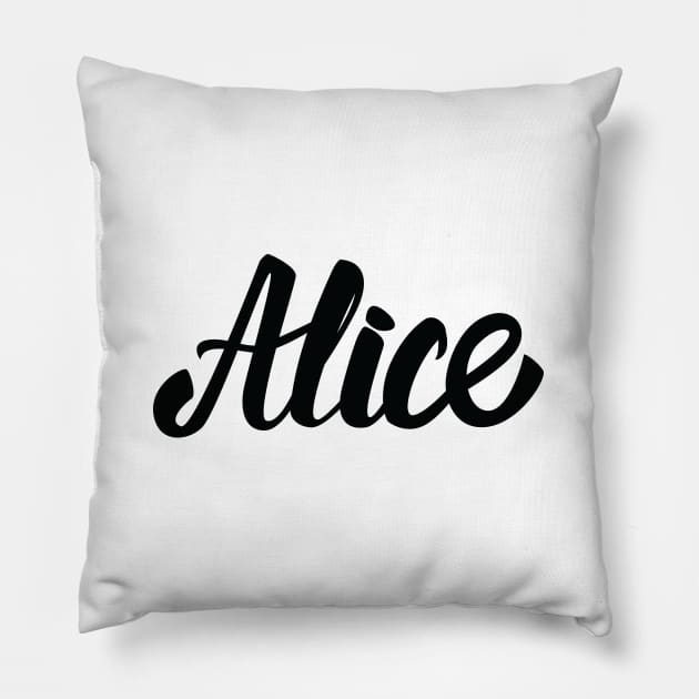Alice Pillow by ProjectX23Red