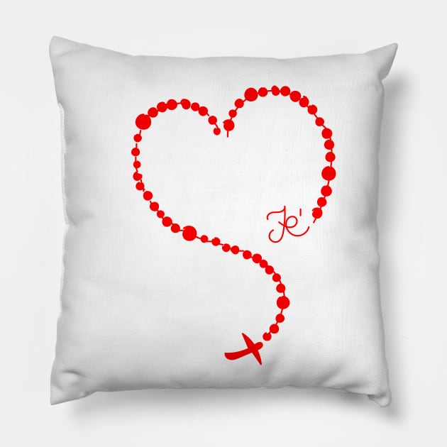 Holy Rosary Pillow by FlorenceFashionstyle