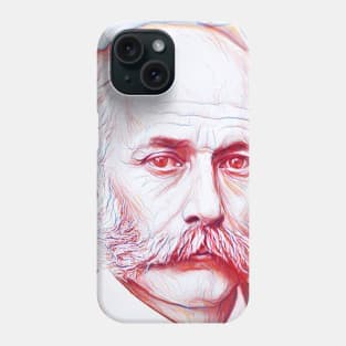 Joseph Bazalgette Portrait | Joseph Bazalgette Artwork | Line Art Phone Case