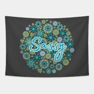 Sassy attitude design Tapestry