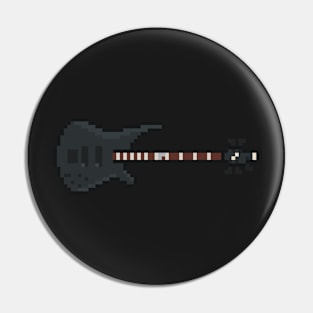 Pixel Black K5 Bass Guitar Pin