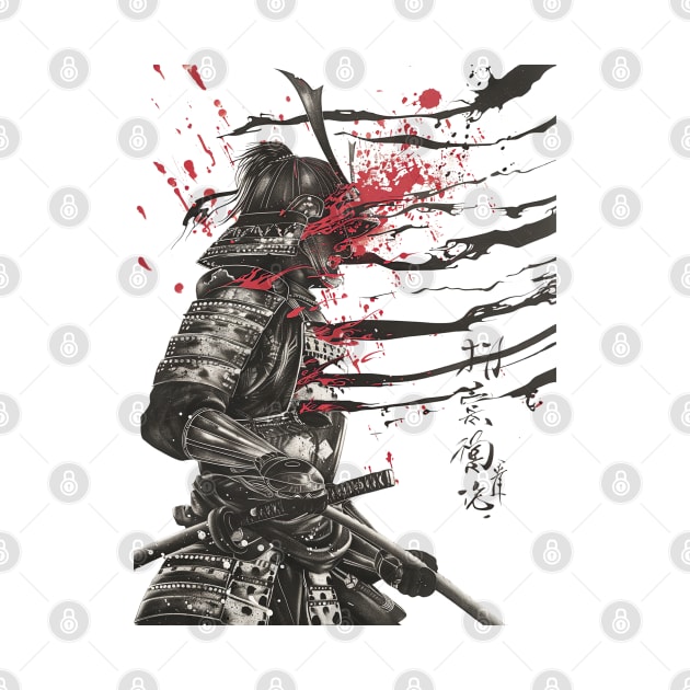 Samurai Spirit: Kanji Blade Legacy Tee by familycuteycom