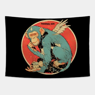 Prodigal son Iron Maiden monkey Tapestry