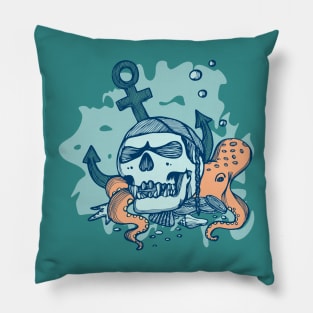 Pirate Skull Pillow