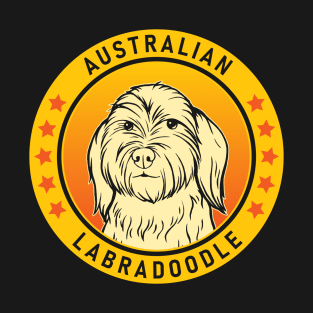 Australian Labradoodle Dog Portrait T-Shirt