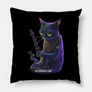 Techno T-Shirt - Techno Cat - Catsondrugs.com - Techno, rave, edm, festival, techno, trippy, music, 90s rave, psychedelic, party, trance, rave music, rave krispies, rave flyer T-Shirt T-Shirt T-Shirt Pillow