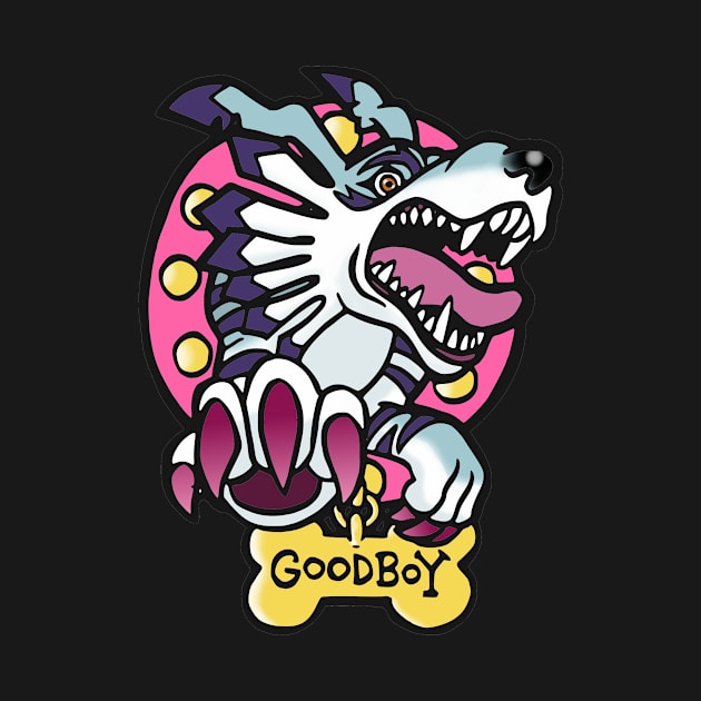 Garurumon the Good Boy by SimonFagio