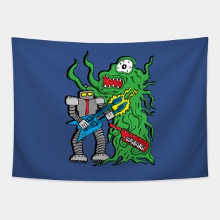 Robot Monster Power Jam Tapestry