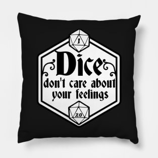 Pen and paper dice don't care Pillow