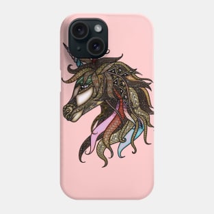 Wonderful colorful unicorn Phone Case