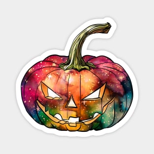 Rainbow Jack O Lantern #1 Magnet