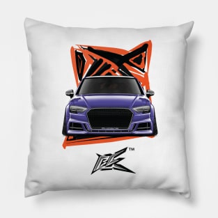 audi rs3 purple Pillow