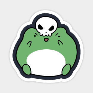 Skull Frog Magnet