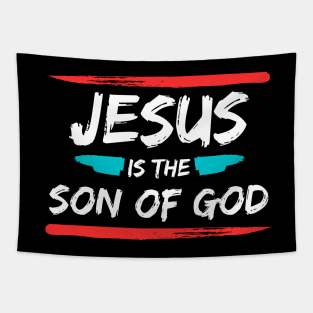 Jesus Is The Son Of God | Christian Typography Tapestry