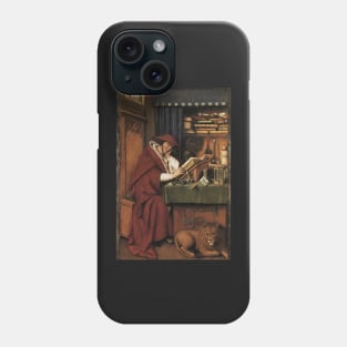 st jerome in his study 1432 - Jan van Eyck Phone Case