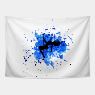 Blue Splash - Poledance art Tapestry