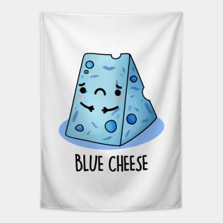 Blue Cheese Food Pun Tapestry