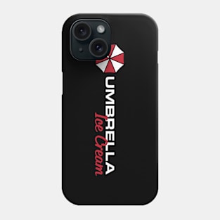 Umbrella Ice Cream - Dark Phone Case