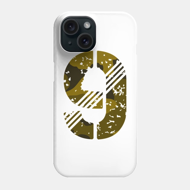 Number 9 Phone Case by Gustavo Navarro