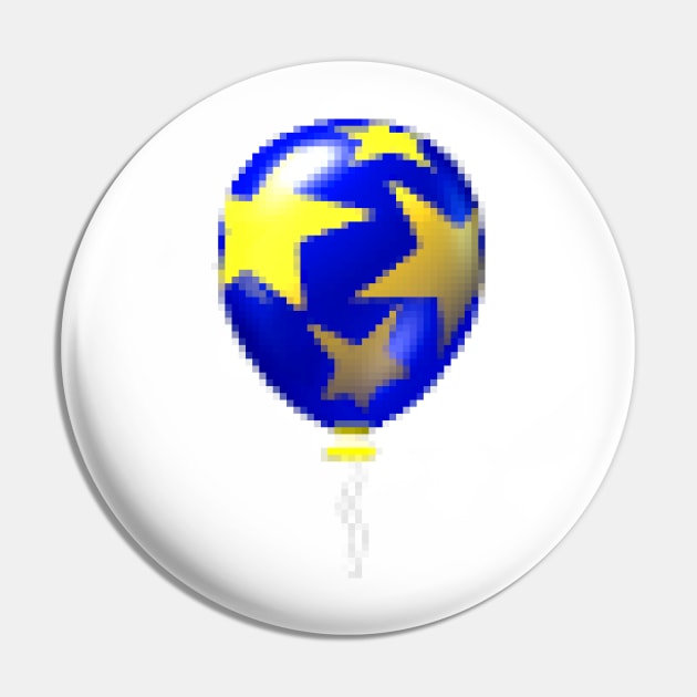 Blue Balloon Sprite Pin by SpriteGuy95