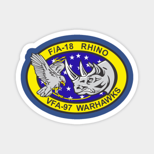 VFA-97 Warhawks - Rhino Magnet