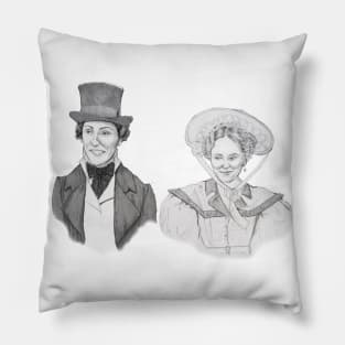 Just married - Anne Lister and Ann Walker Pillow