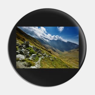 Hiking trail in the mountains Pin