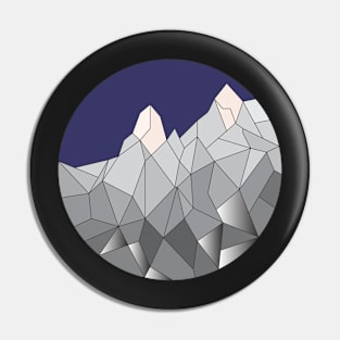 Mountains by night Pin