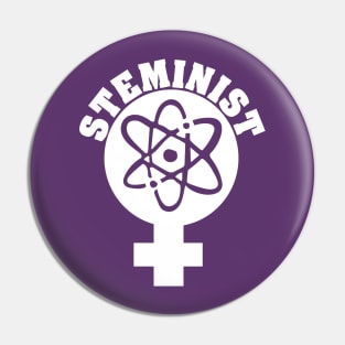 STEMINIST feminist STEM geek Pin