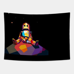 Robot Alone space Tapestry