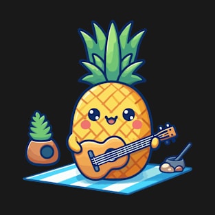 Pinapple playing guitar T-Shirt