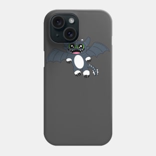 Black and White Night Light Dragon Phone Case