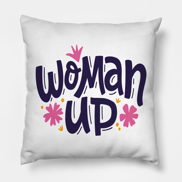 Women Up Pillow by jobieh shop