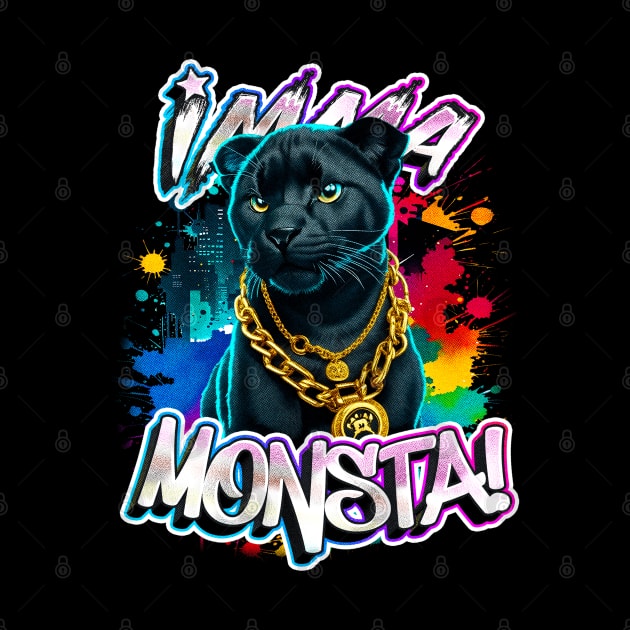 Imma Monsta! PANTHER | Blacktee | by Asarteon by Asarteon