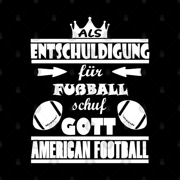 american football cooler als Fußball Quarterback by FindYourFavouriteDesign