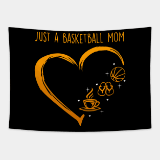 Just A Basketball Mom Heart Coffee Costume Gift Tapestry