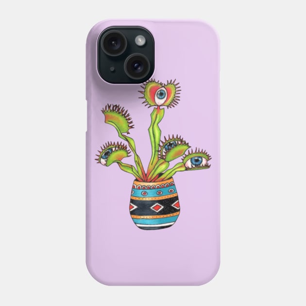 Venus Eye Trap Phone Case by cheyroseart