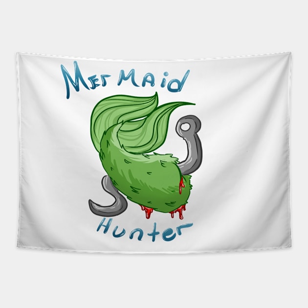 Mermaid Hunter Tapestry by Make_them_rawr