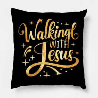 Walking With Jesus Pillow