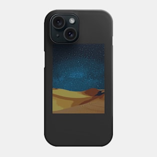 Starry night in the desert - Landscape Phone Case