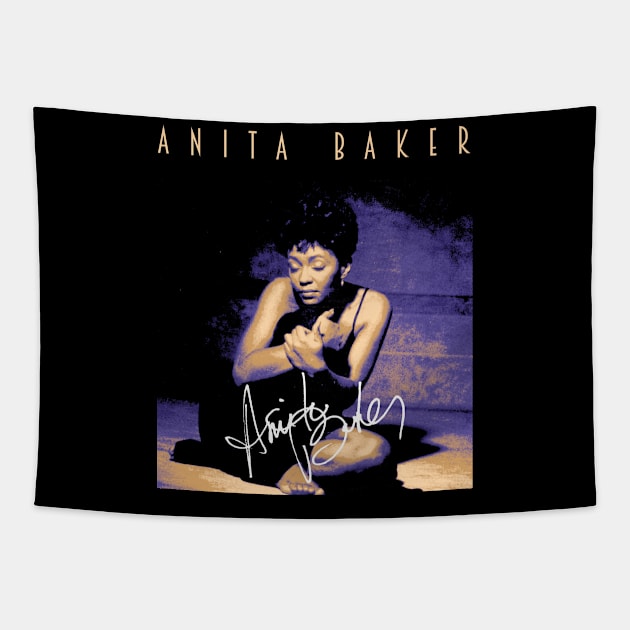 Anita Baker Signature Tapestry by sarsim citarsy