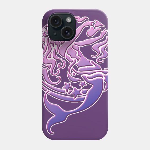 Celestial Mermaid Phone Case by InfinitelyPink