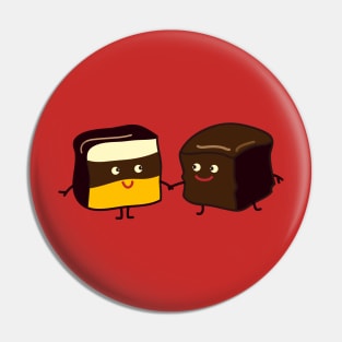 Domino couple Christmas Pin