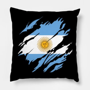 Proud Argentina Flag, Argentina gift heritage, Argentinian girl Boy Friend Pillow