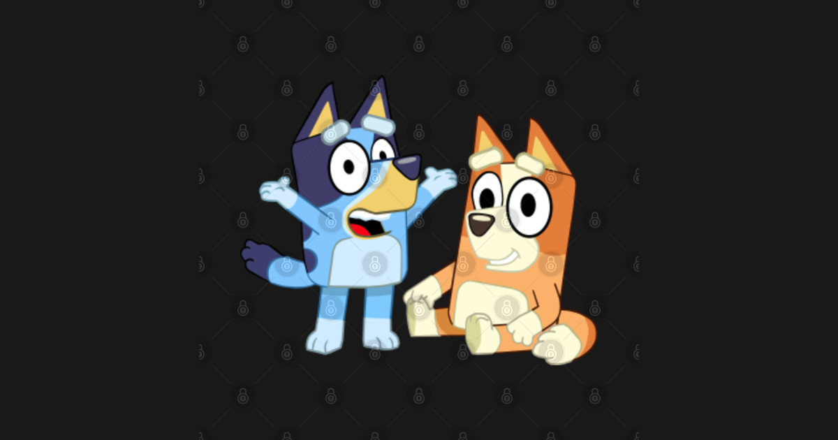 Bluey and Bingo - Bluey - Kids T-Shirt | TeePublic