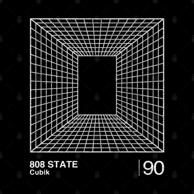 Cubik / 808 State / Minimalist Graphic Artwork Design by saudade