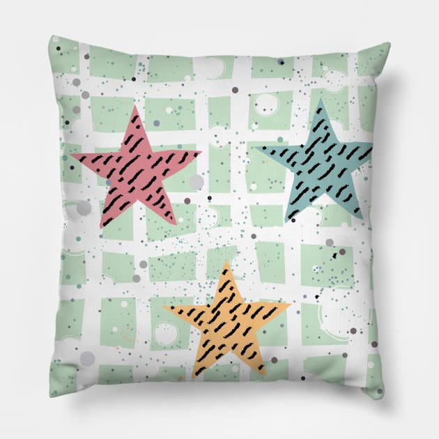 Star Pattern Pillow by Countryside